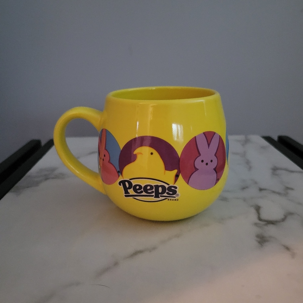 VINTAGE Yellow Peeps Bunny Rabbit Easter Mug